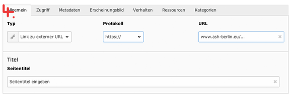 Vorschau Verweis